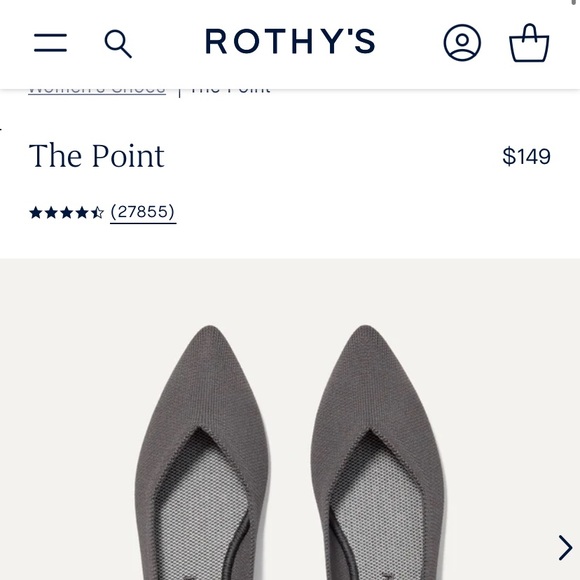 Rothy’s the point barely used - Picture 4 of 4